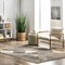 Nuloom Adrienne Durable Abstract Contemporary Area Rug 6ft 7in x 9ft KKCB62A-6709 - alternate 1